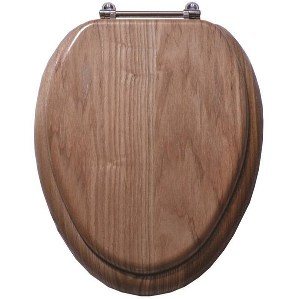 Prosource Toilet Seat Natl Oak Fnsh 19In T-19WO-3L-C